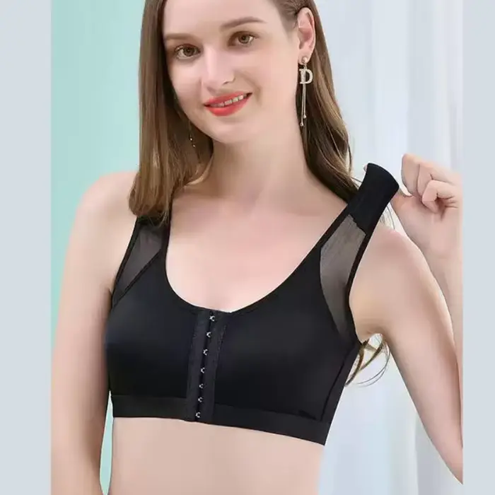Soutien-gorge push-up pour femmes avec dentelle tricotée élégant maintien poitrine confort sportivité invisible sous vêtements