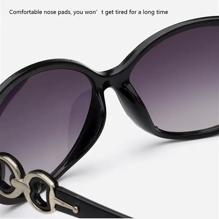 Nouvelle mode lunettes de soleil tendance grand cadre lunettes de soleil femmes dégradé rue Photo lu