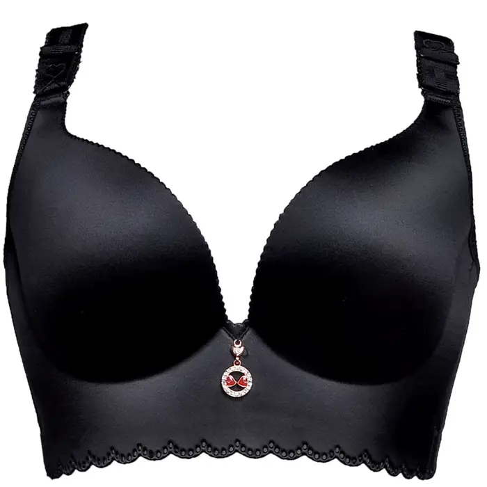 Soutien-gorge grande taille Sexy pour femmes, Collection sans fil, soutien Push Up réglable, Sutia 90 95 90 100 105 110 115 CDE
