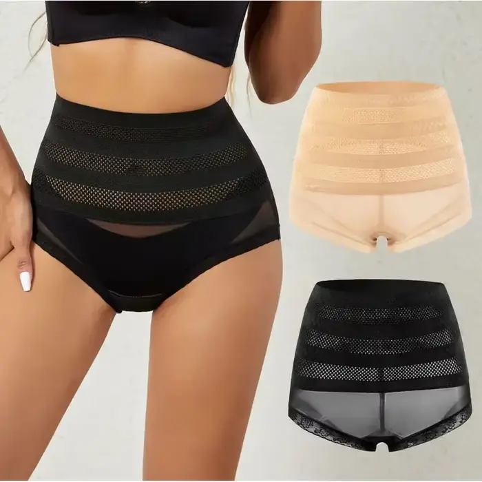 Culotte gainante pour femme, effet ventre plat, taille haute, rehaussement du corps, contrôle du ventre, respirante, sous-vêtement de base