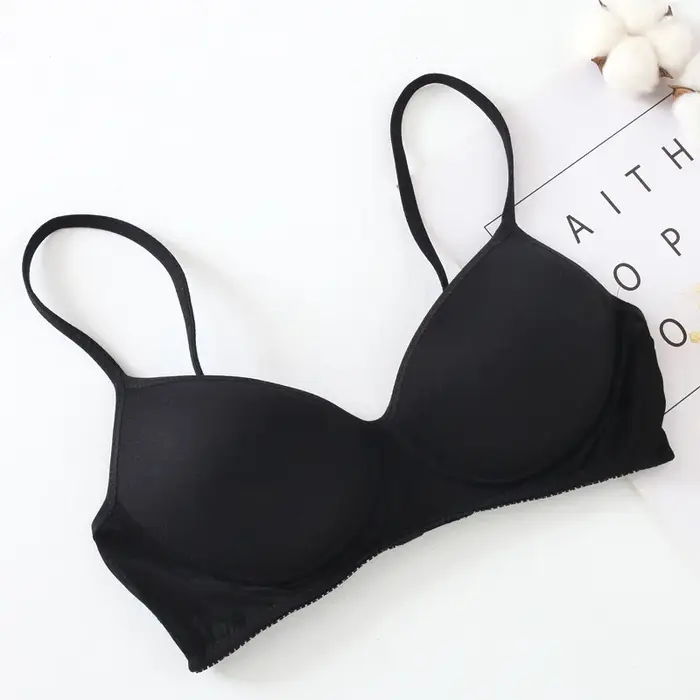 Soutien-gorge en soie pour femmes, sans armatures, en soie naturelle, 3/4 bonnets, pour usage quotidien, couleur unie, fin, confortable, bretelles réglables, 2023