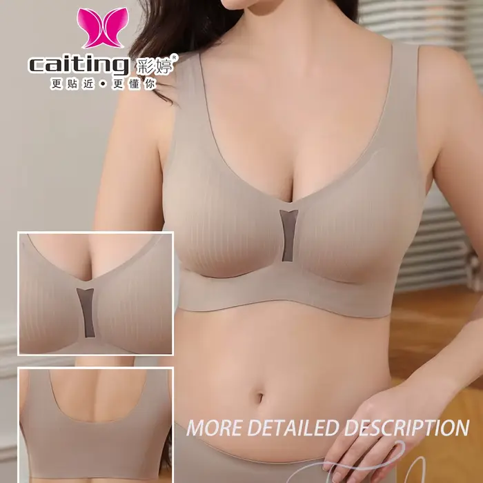 CAITING soutien-gorge sans couture nu sans couture une pièce victoria haut secret sous vêtement femmes petite poitrine froncée soutiens-gorge livraison gratuite