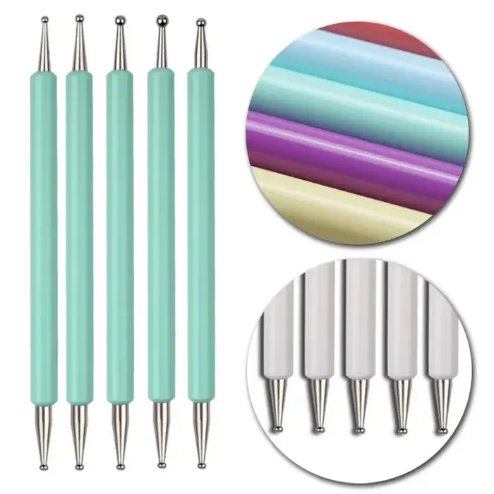 Oboustranné nástroje na nehty pro nail art