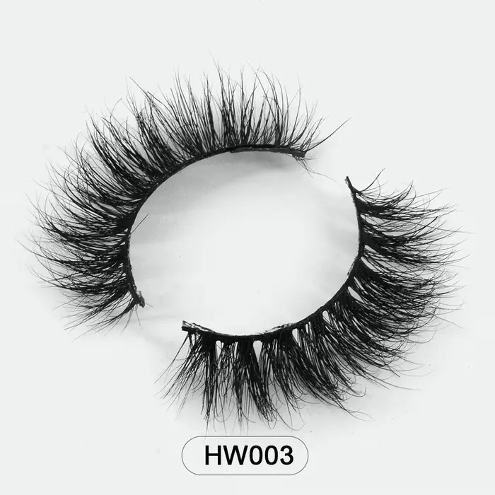 Livraison directe en gros naturel vaporeux 3d vison faux cils maquillage vison faux cils avec bande