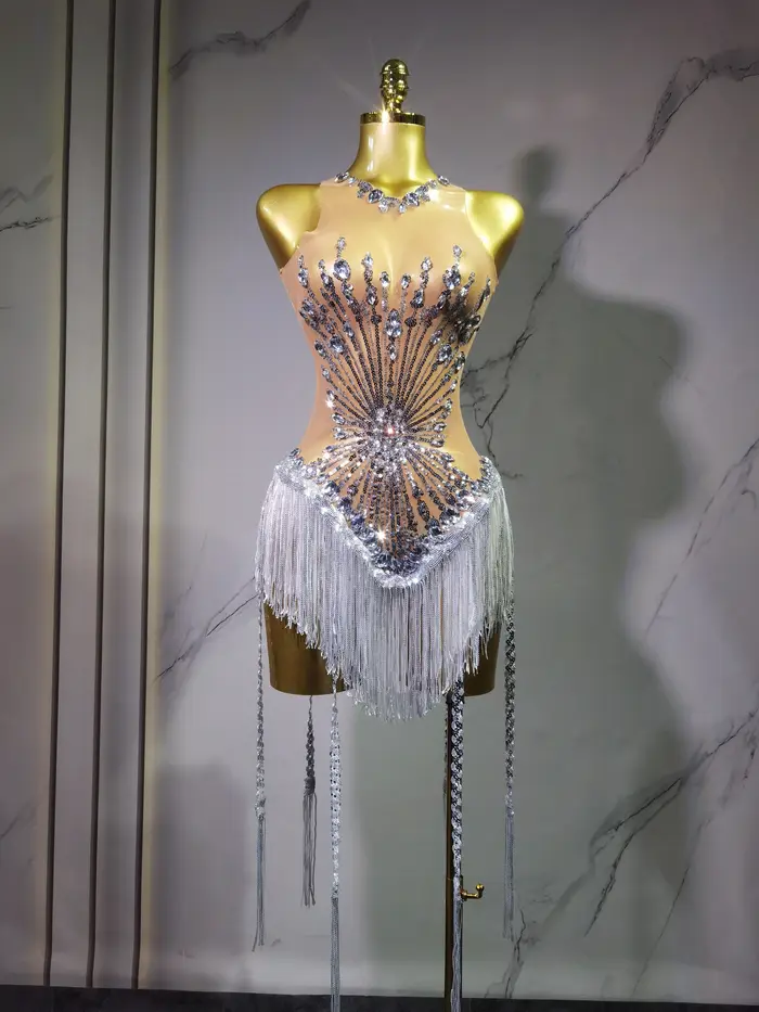 Dámské Rayon Fringe kombinéza Moderní tanec příležitosti Večerní představení