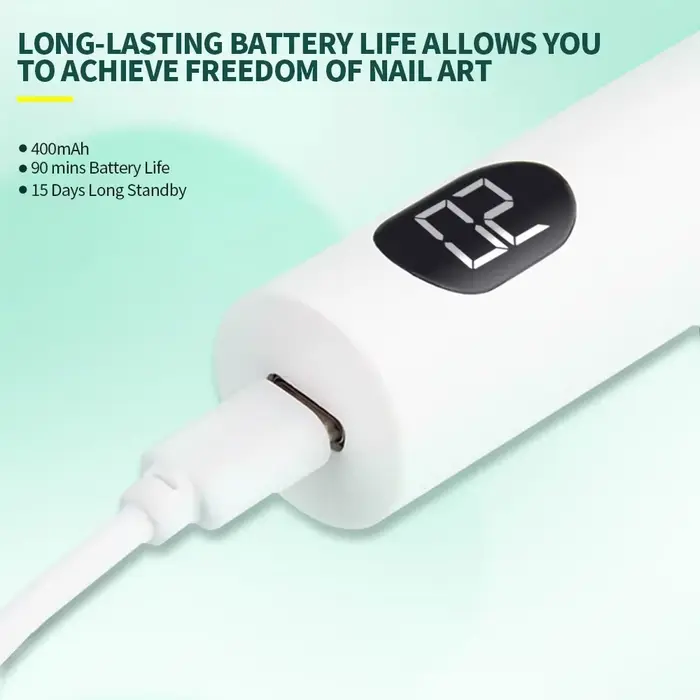 Nailpop lumière UV avec Stanp Mini lampe de traitement des ongles Portable Rechargeable sèche-ongles