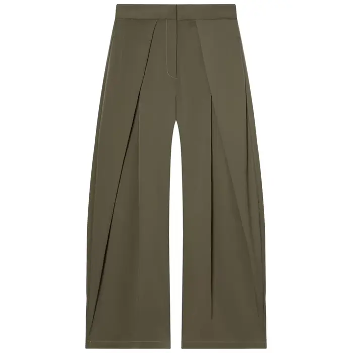 HXAO pantalon Baggy rayé pantalon femme automne 2025 élégant plissé jambe large pantalon surdimensio