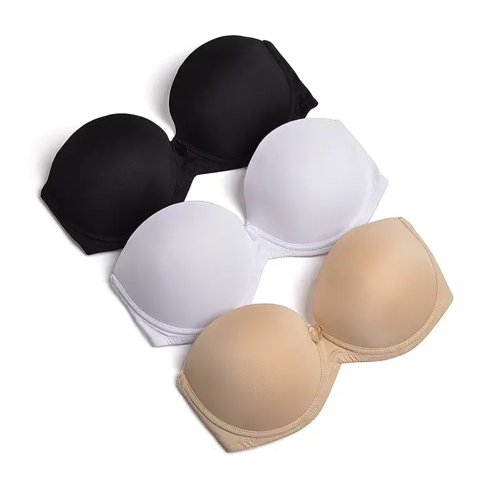 Sexy bez ramínek půl šálku svatební podprsenka s hákem uzávěrem a očka pro ženy svoboda pohybu zvláštní příležitosti