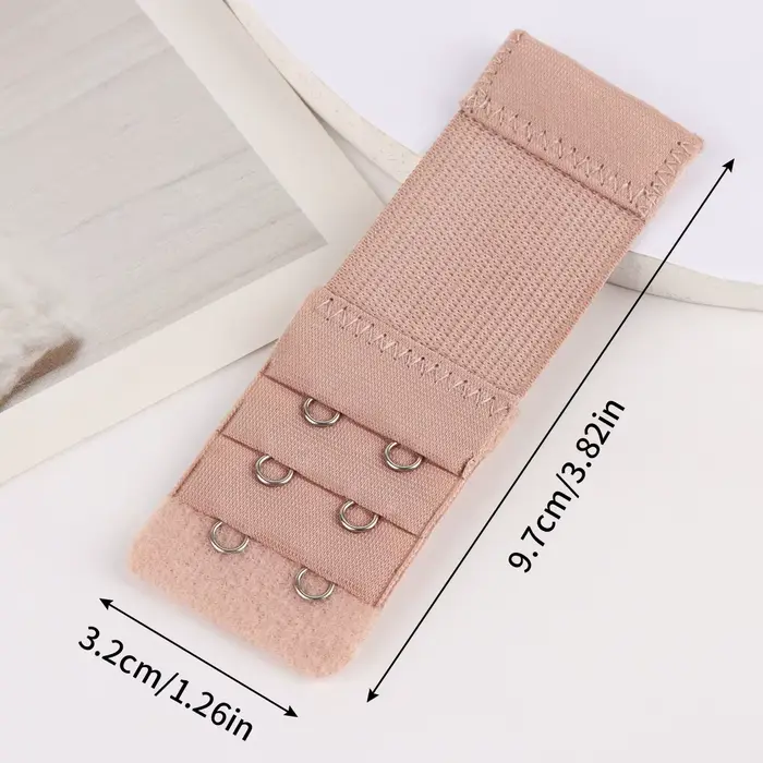 Paquet de 5 clips d'extension de soutien-gorge-conception de boucle étendue à deux rangées, bretelles élastiques antidérapantes confortables et réglables, clips d'extension de boucle arrière de soutie
