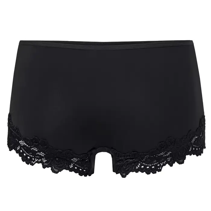 Micro short en dentelle pour femmes, noir, confortable, doux, sous-vêtements Sexy, Lingerie décontractée, courte et élégante