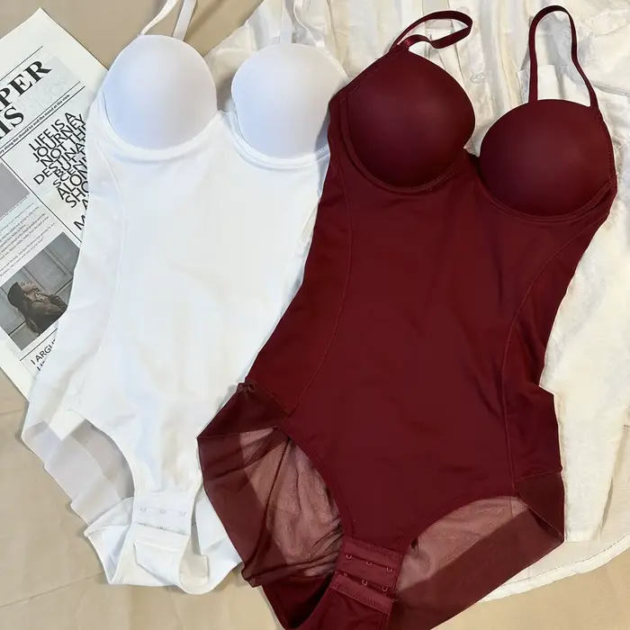 Dámské Shapewear body Těsné hubnutí tělo Shaper body s podprsenkami