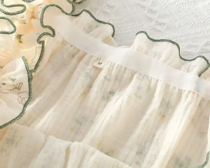 100% bavlněné noční pyžamo pro ženy, šortky, krátké tunika, Sweet Girl Design, hypoalergenní pohodlí, ideální pro odpočinkové noci a zvláštní příležitosti
