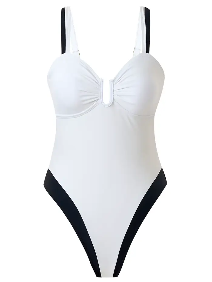Combinaison moulante sexy dos nu pour femme, maillot de bain une pièce d'été, vêtements féminins, combinaison-short, body, haut corset à licou