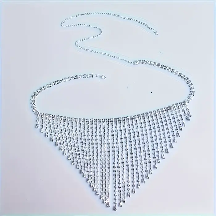 Crystal bikini podprsenka řetěz, sexy kamínek tanga, třásněné podprsenka, bederní a břišní řetězec, sexy spodní prádlo doplňky pro ženy