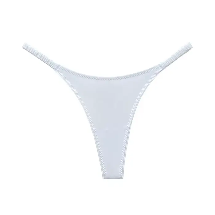Lingerie sexy : Strings et culottes taille basse pour femme, sous-vêtements féminins sans couture, s