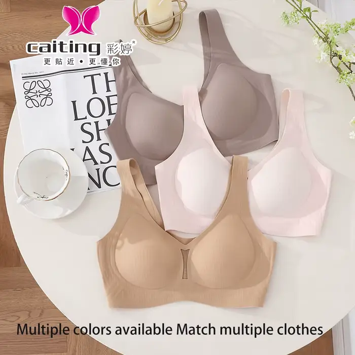 CAITING soutien-gorge sans couture nu sans couture une pièce victoria haut secret sous vêtement femmes petite poitrine froncée soutiens-gorge livraison gratuite