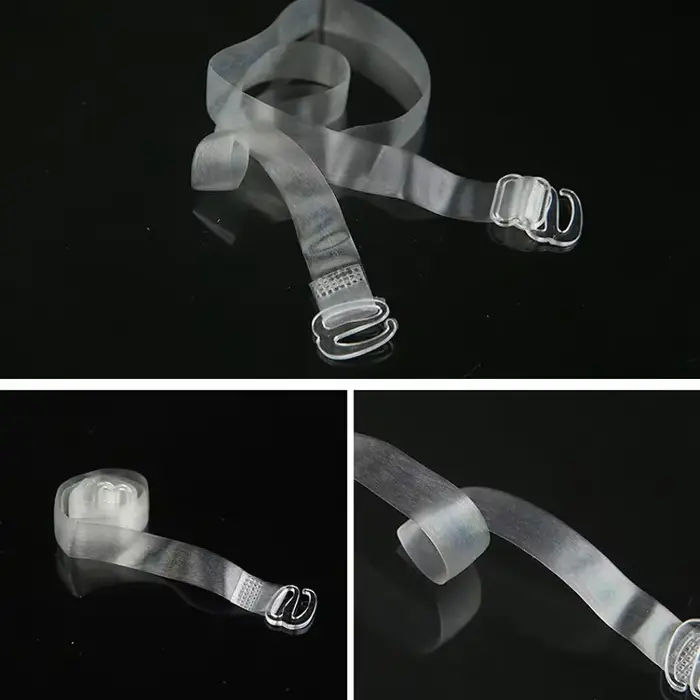 Bretelles de soutien-gorge transparentes, invisibles, détachables, réglables, en Silicone, ceinture 