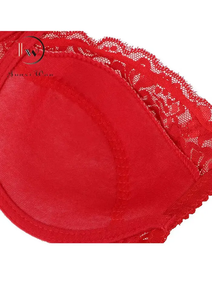 Krajkový push-up podprsenka s kosticemi pro ženy