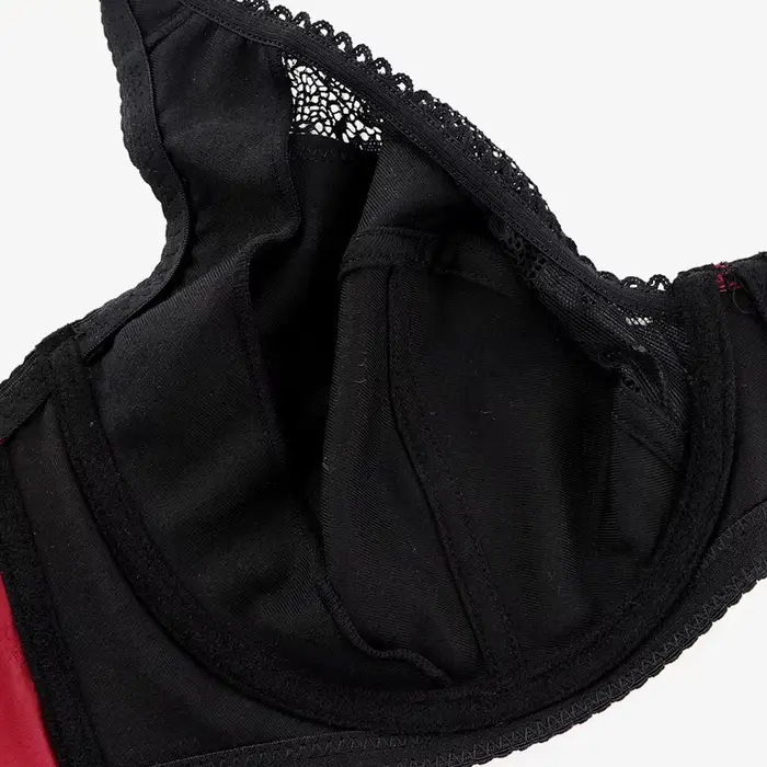 BEAUWEAR dámská podprsenka velké velikosti s kosticemi podprsenka bez polštáře velké velikosti Spodní prádlo s krajkou 85C-100C 85D-110D