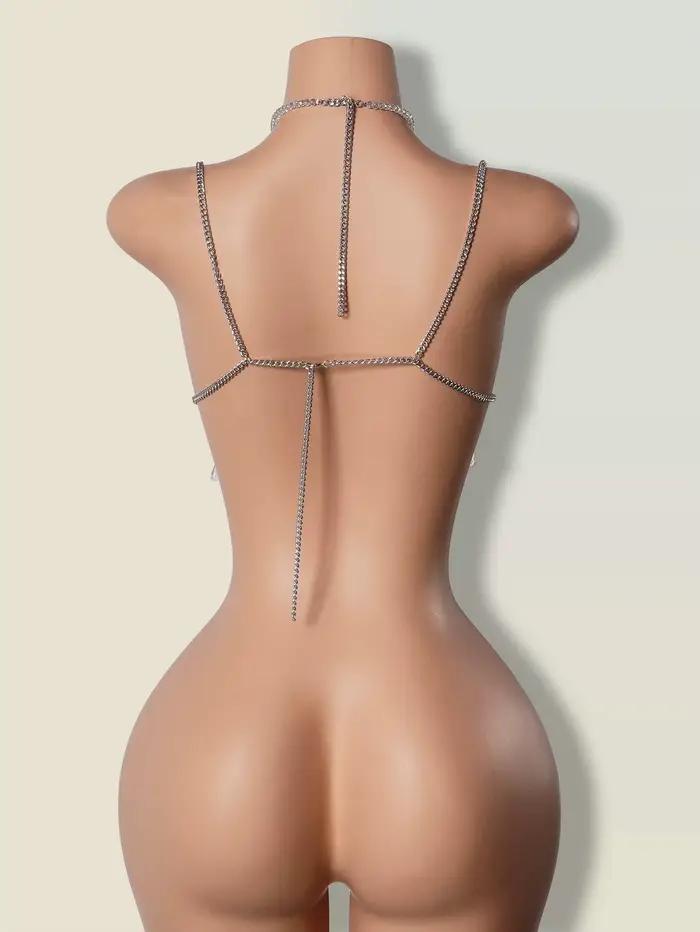 Ručně vyrobená křišťálová podprsenka, límec, průhledné korálky, překryté třásně, postroj, bralette, perlový límec, svatební plážové oblečení