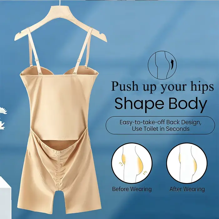 Socha body pro ženy s integrovanou podprsenkou, plochý břišní efekt, hubnutí a opláštění