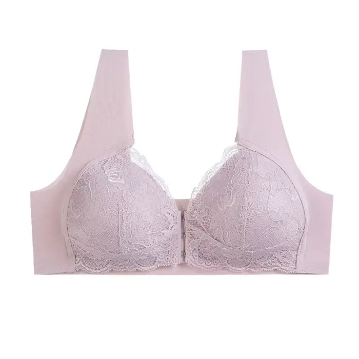 Soutien-gorge grande taille M-XXXL femmes Sexy solide dentelle soutiens-gorge 3/4 tasse respirant qu