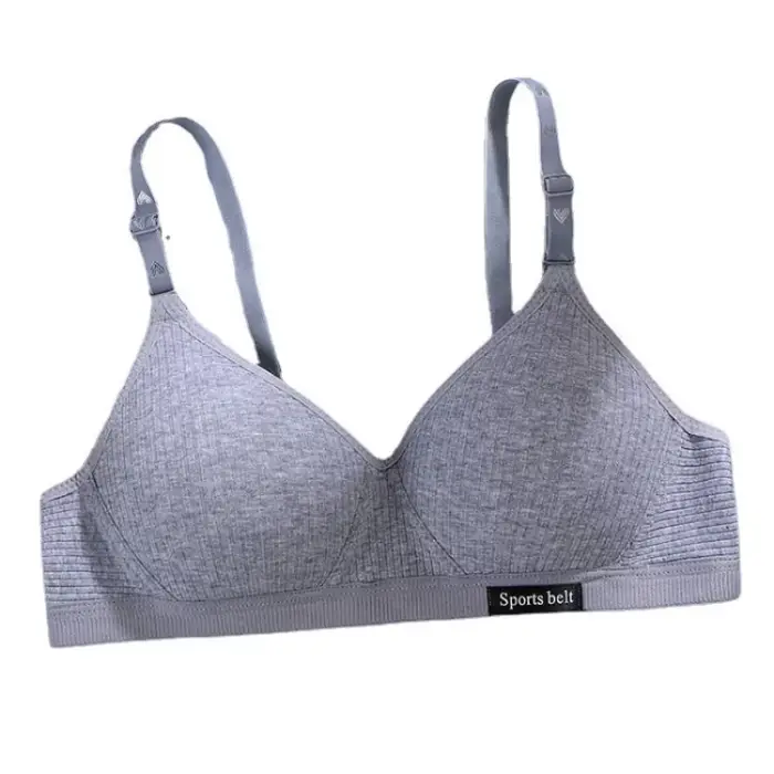 Dámská bavlněná podprsenka bez kostic, AB čepice, pohodlná, push-up efekt, spodní prádlo, bralette, bezešvé, pro sport