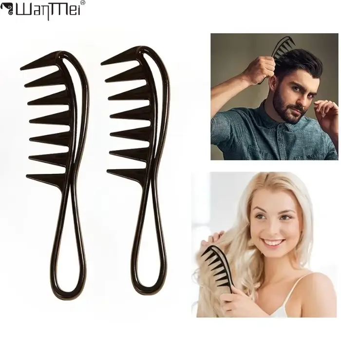 1 pièces peigne à cheveux avec dents larges Shun cheveux épilation peigne adapté cheveux secs et hum