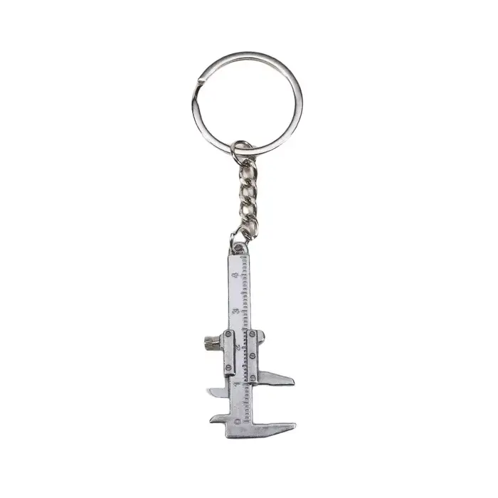 Porte-clés pied à coulisse créatif pour hommes et femmes, accessoires de bijoux, cadeau de noël, Gad