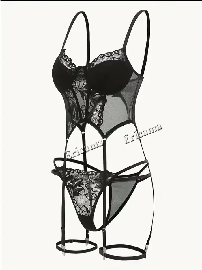 Ensemble intime féminin sexy en polyester pour femmes occassions romantiques et nuits d'amour inoubliables