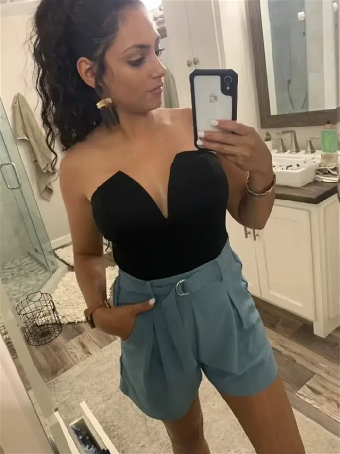 HBLL Zábal na hrudi Bez ramínek Samet Sexy Body Suit Ženy Bez zadku Bod V Neck Club Party Noční Bodysuit
