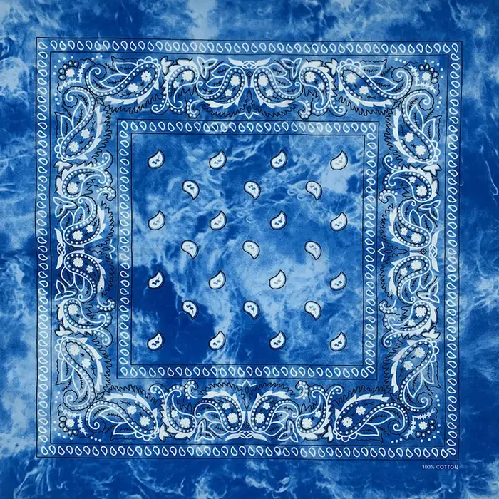 Nový design kravata barvení kešu Paisley Hip Hop 100% bavlna čtvercový Bandana šátek unisex čelenka dárky pro muže
