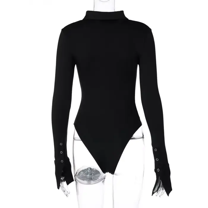 Costume de batterie à manches longues pour femmes, vêtements Y2K, revers boutonné, sexy, automne, hi