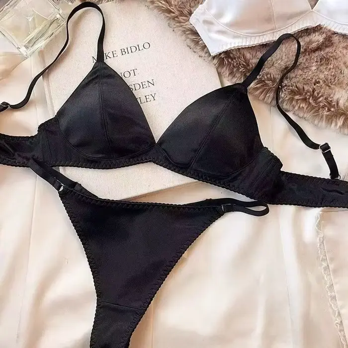 Soutien-gorge Triangle Français Minimiseur Confortable Pour Poitrine Petite Occasions Spéciales