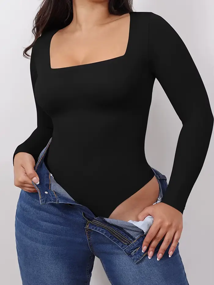Dámské body s dlouhým rukávem, příležitostné romper, streetwear, sexy, bodycon, jeden kus, dámské oblečení, jarní podzim