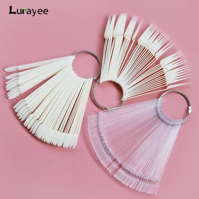 80/50/20 pièces bâtons d'affichage des ongles échantillon des ongles faux ongles conseils vernis à o