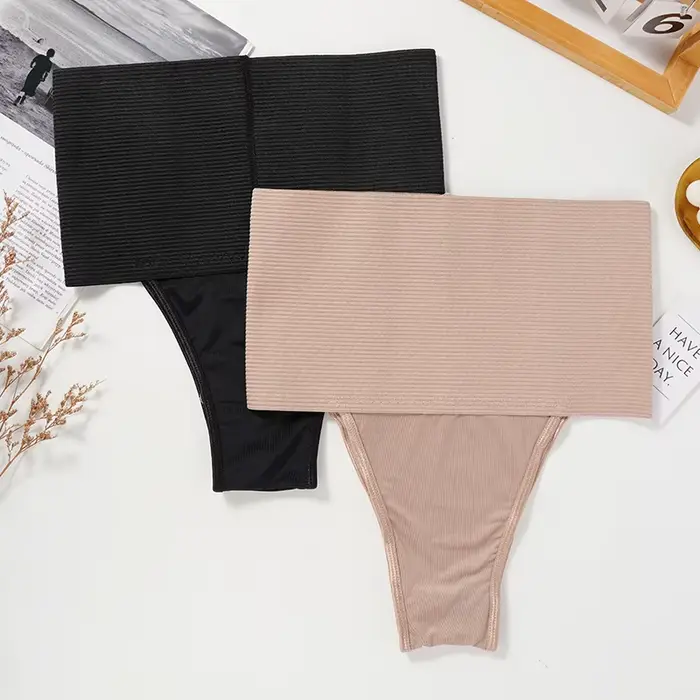 XS-2XL femmes taille haute minceur culotte hanche ascenseur dames slips confort élastique intimes Shapewear tongs