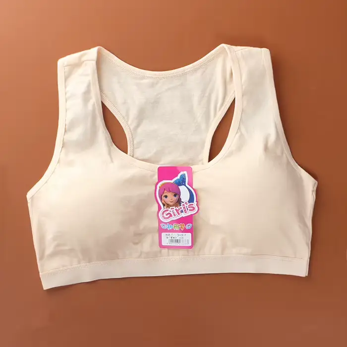 Soutien-Gorge d'Entraînement en Coton pour Adolescente, Livraison Gratuite, Puberté Fine, Précieux, 