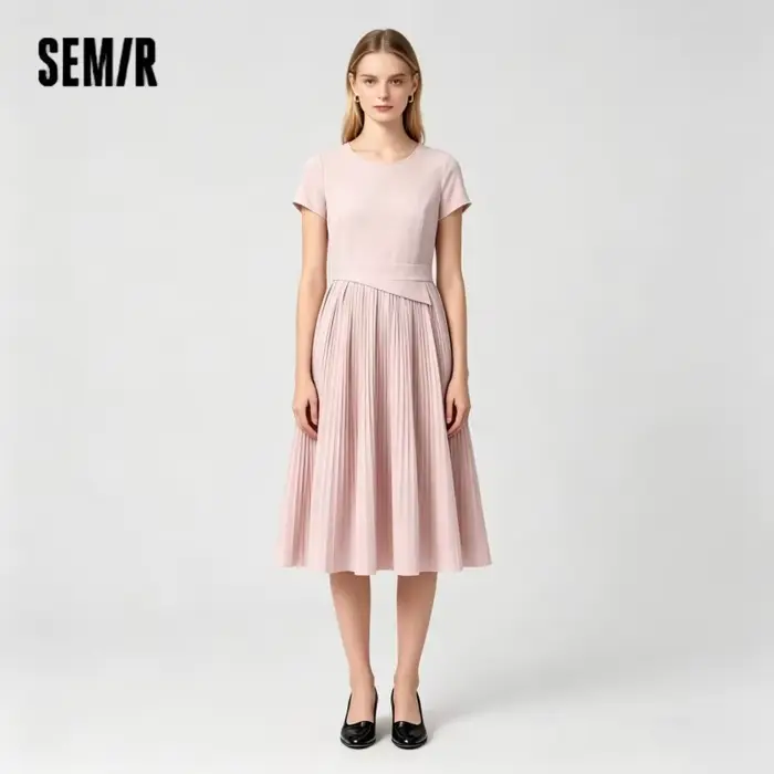 Semir 2026 plisovaná šaty pro ženy