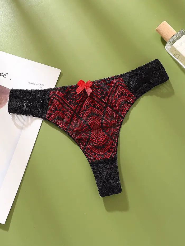 Sexy tanga pro ženy, průhledné kalhotky, střední basový pas, dámské spodní prádlo, barevný blok, ženské intimní prádlo
