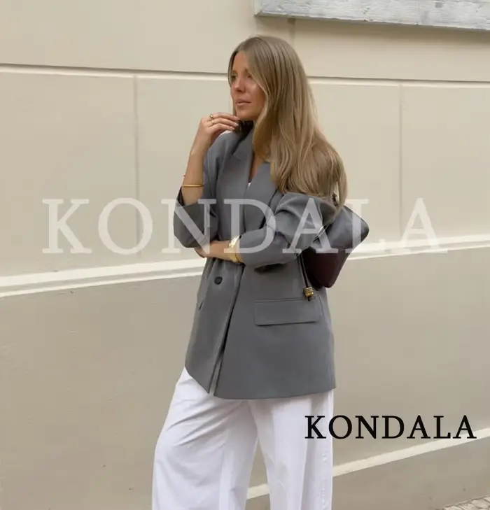 KONDALA Elegantní Dvouřadové Sako pro Ženy