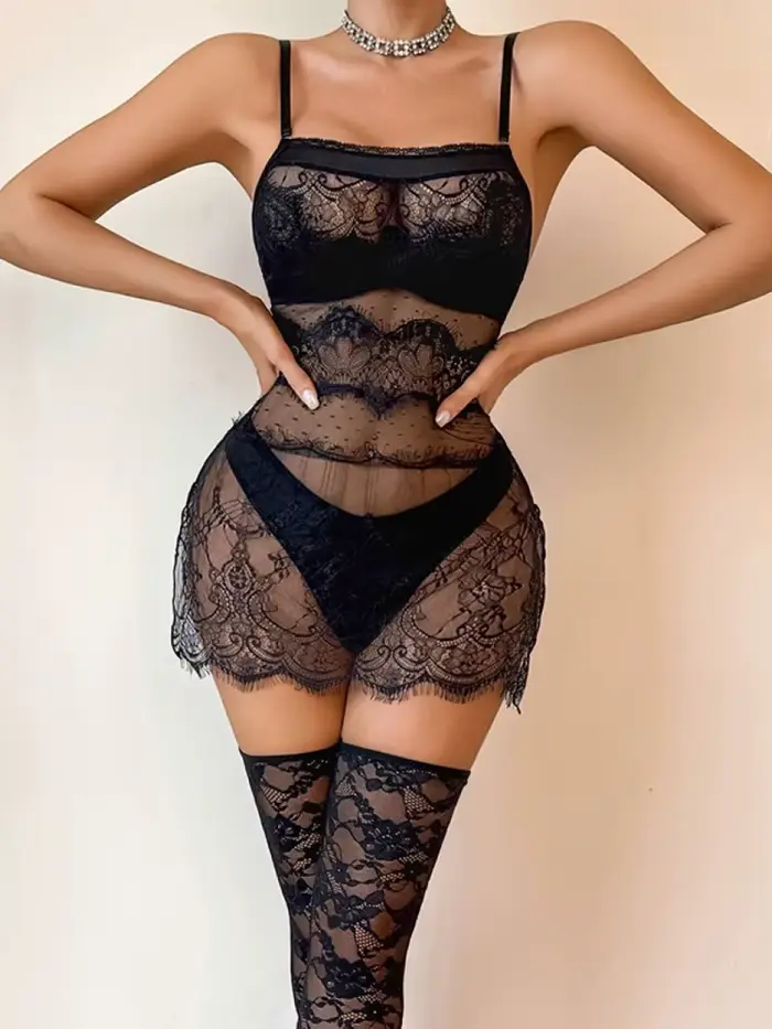 Sexy spodní prádlo Belamimi, body v síť, spodní prádlo pro ženy, šaty body, erotický babydoll outfit
