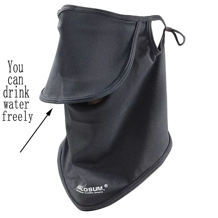 Masque de Protection solaire en soie glacée pour hommes et femmes, Protection UV d'été, guêtre de co