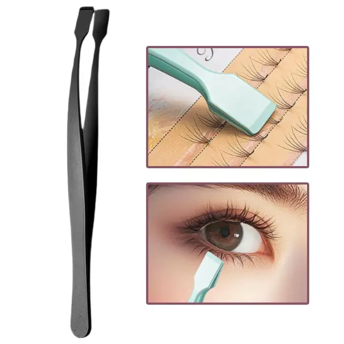 Outil de maquillage professionnel précis, outil applicateur de cils, grappe de cils, pincettes appli