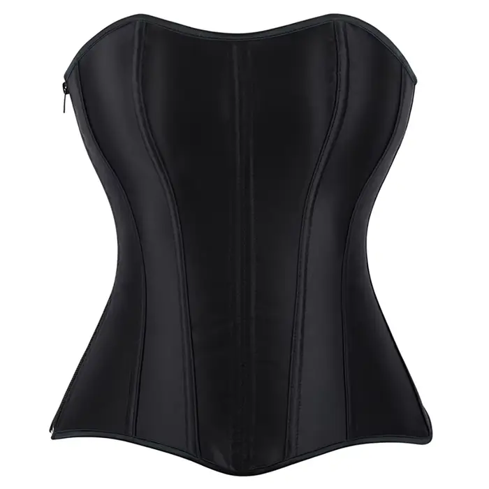 Corsets et bustiers pour femmes, haut en satin, style vintage, corset sur le buste, sexy, à lacets, 