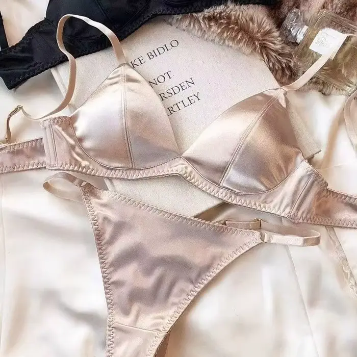 Soutien-gorge Triangle Français Minimiseur Confortable Pour Poitrine Petite Occasions Spéciales