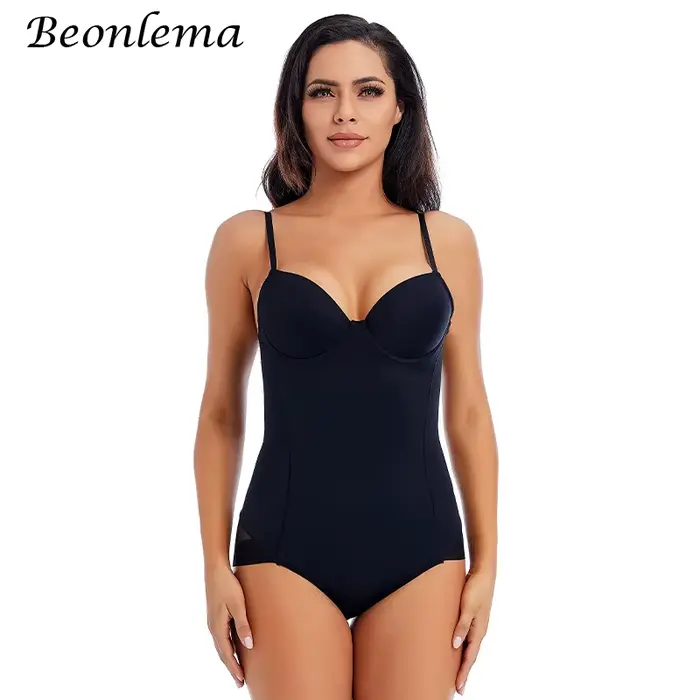 body Ženy Shapewear tělo Shaper s pohárem tělo komprese břicho plášť velikost Trainer redukce zeštíhlující spodní prádlo