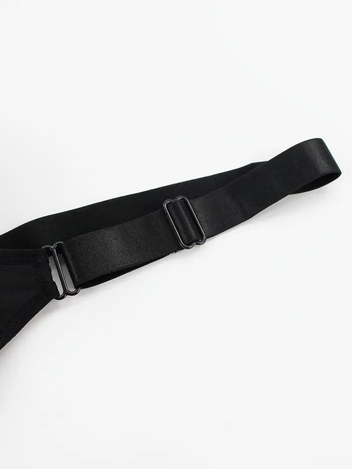 Soutien-gorge côtelé lisse taille européenne, soutien-gorge anti-affaissement froncé, dos sportif et élégant, soutien-gorge dos magnifique