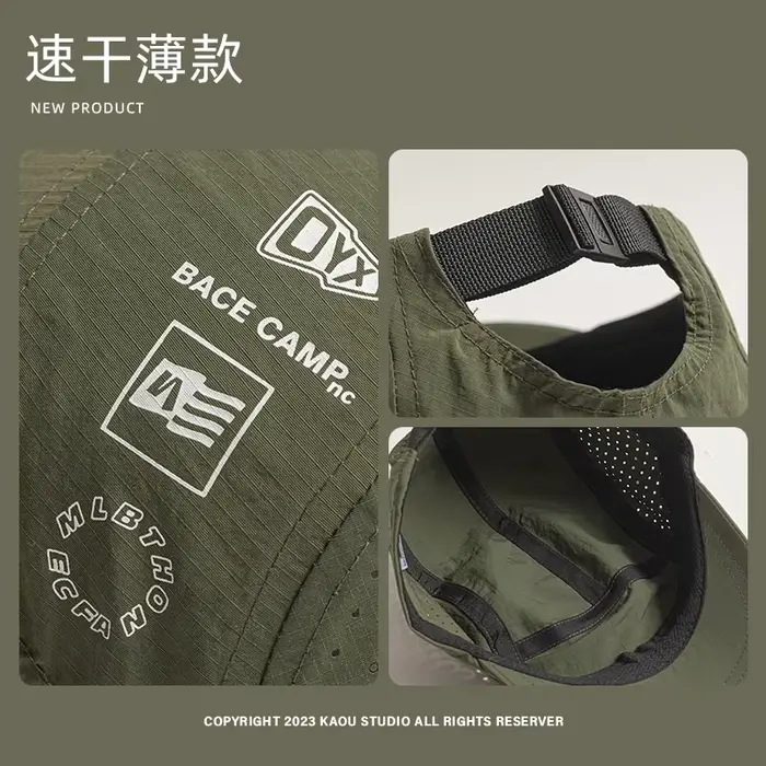Casquettes de Baseball d'été à 5 panneaux pour hommes et femmes, casquette de Camping en plein air,