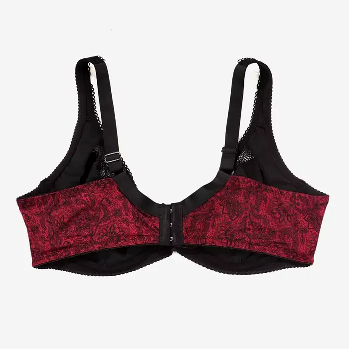 BEAUWEAR dámská podprsenka velké velikosti s kosticemi podprsenka bez polštáře velké velikosti Spodní prádlo s krajkou 85C-100C 85D-110D